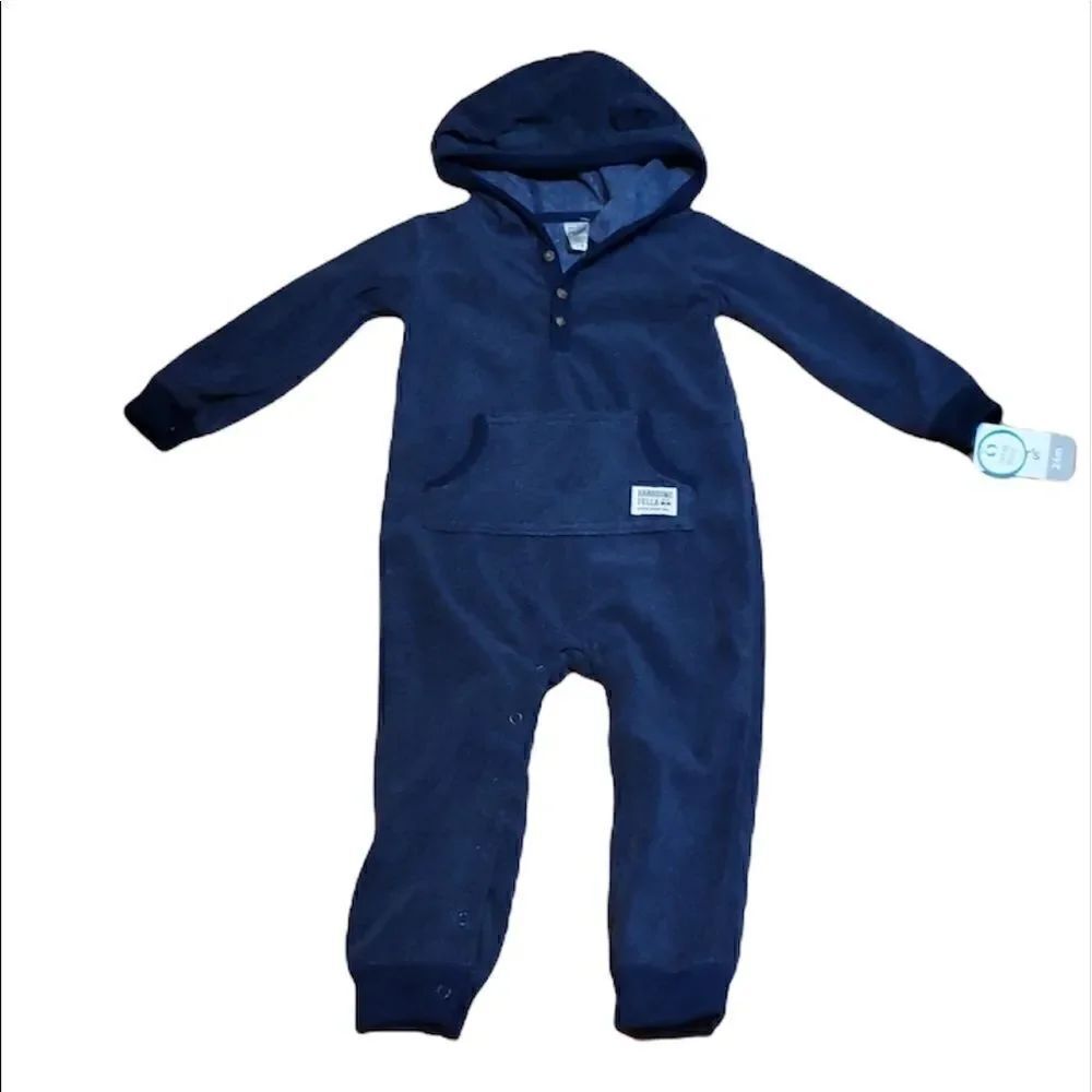 New! Fox Baby Coveralls 